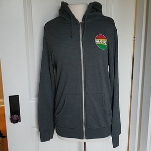 Spiritual Gangster Grateful Hoodie Med Gray (Na1)